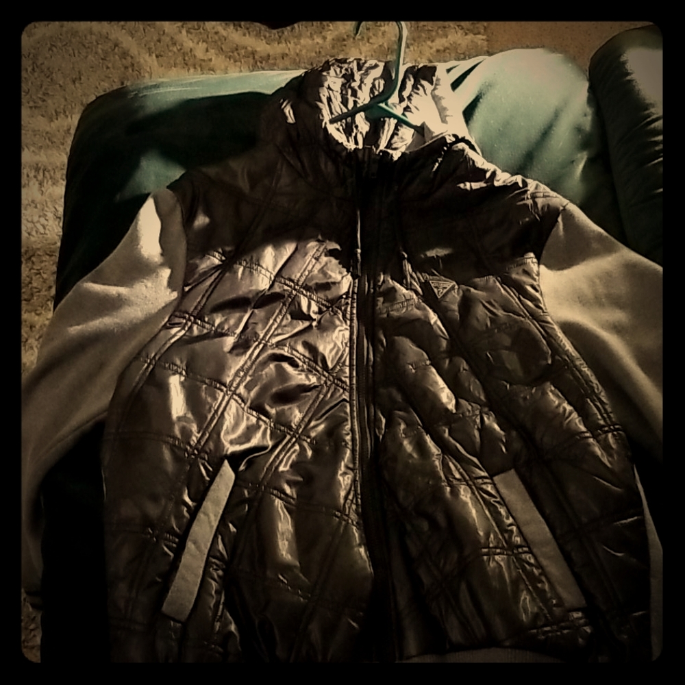Mens guess zip up